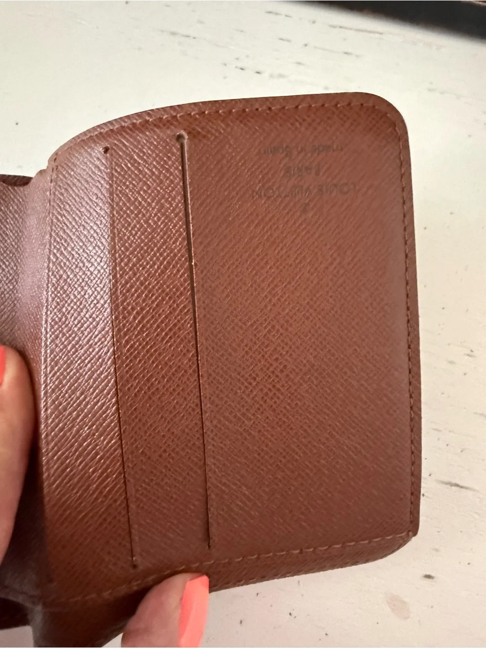 Louis Vuitton Monogram compact zip wallet Vintage